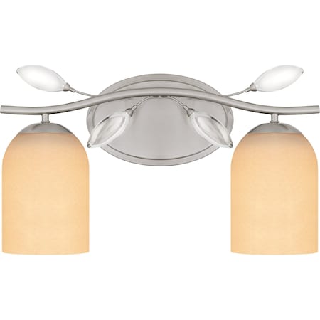 Quoizel Ulysses Bath 2 Lights Brushed Nickel ULY8616BN